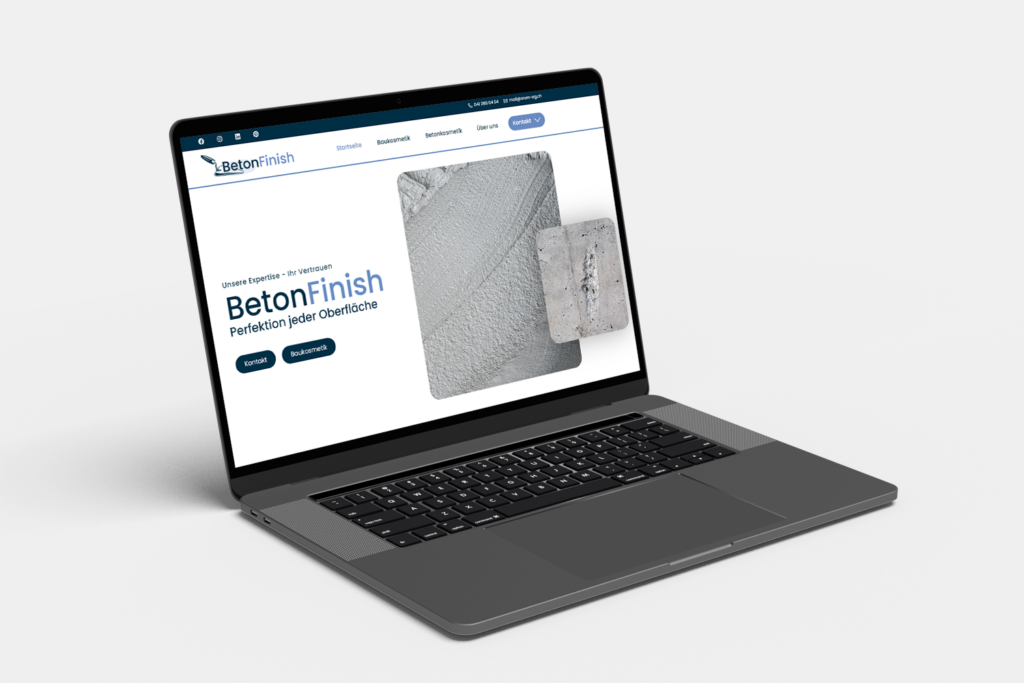 Betonfinish Laptop