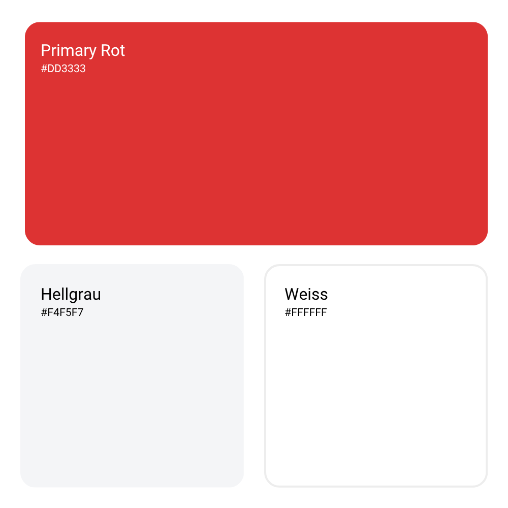 farbpalette rot hellgrau weiss