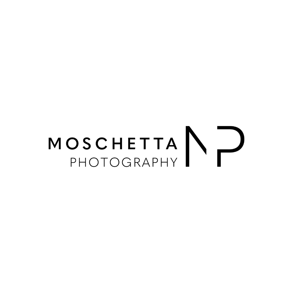 logo schwarzer text mit moschetta photography auf weissem hintergrund